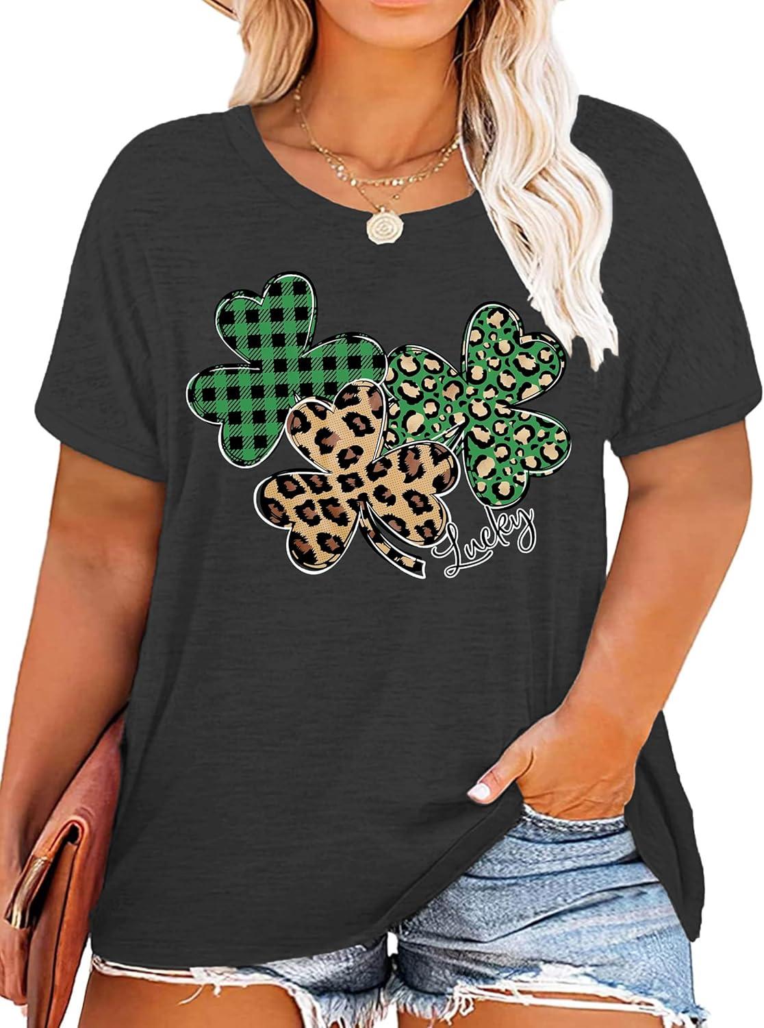 Finding Our Perfect Fit: Plus Size Lucky Shamrock Tee Review