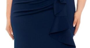 Our Take on the Xscape Off-Shoulder Plus Size Ruffle Dress