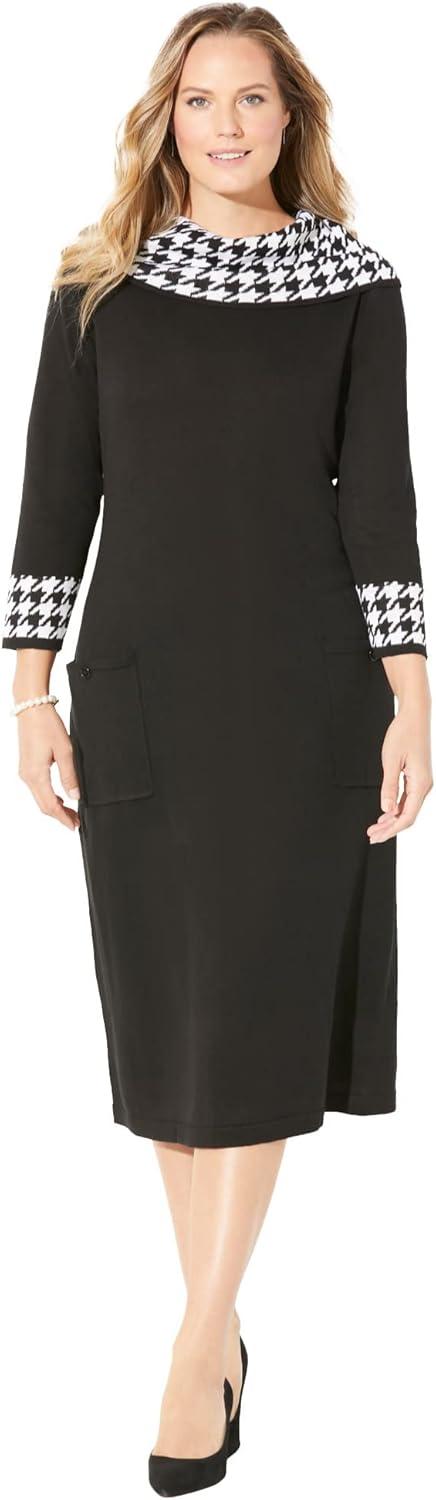 Our Take on the Catherines Plus Size Cowl Neck Sweater Dress