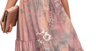 Our Take on the 2024 Floral Halter Dress: Casual, Flowing, Fun