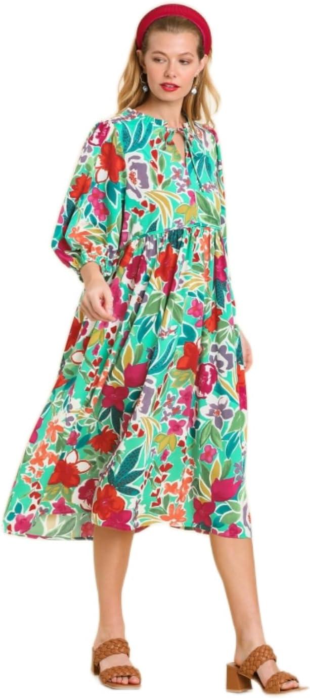 Our Take on the Umgee Floral Peasant Dress: Style and Comfort Combined