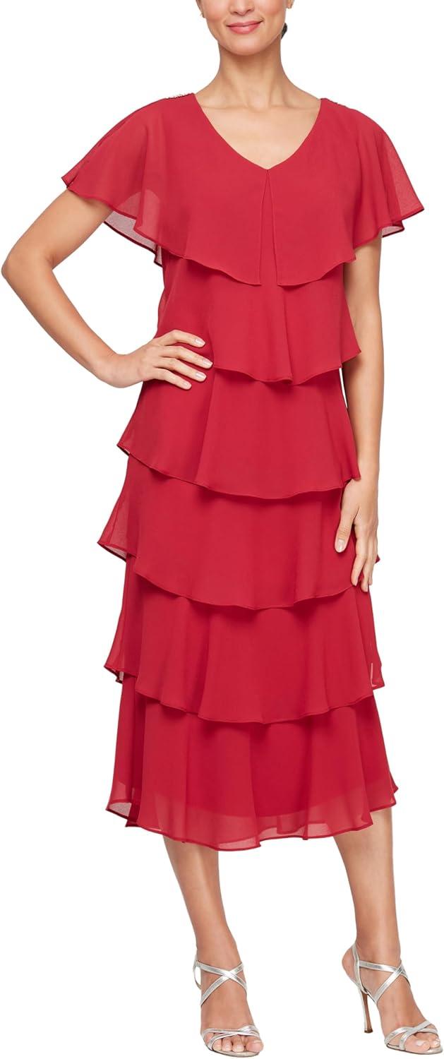 Our Take on the S.L. Fashions Tiered Midi Dress for Moms & Guests