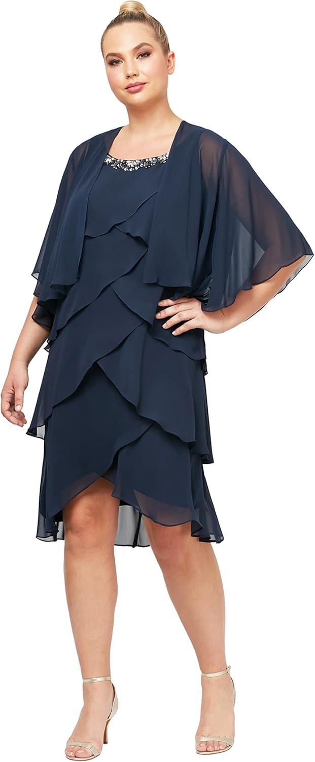 Our Take on the S.L. Fashions Plus Size Chiffon Tier Dress