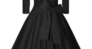 Our Take on the Miusol Vintage Deep-V Casual Swing Dress