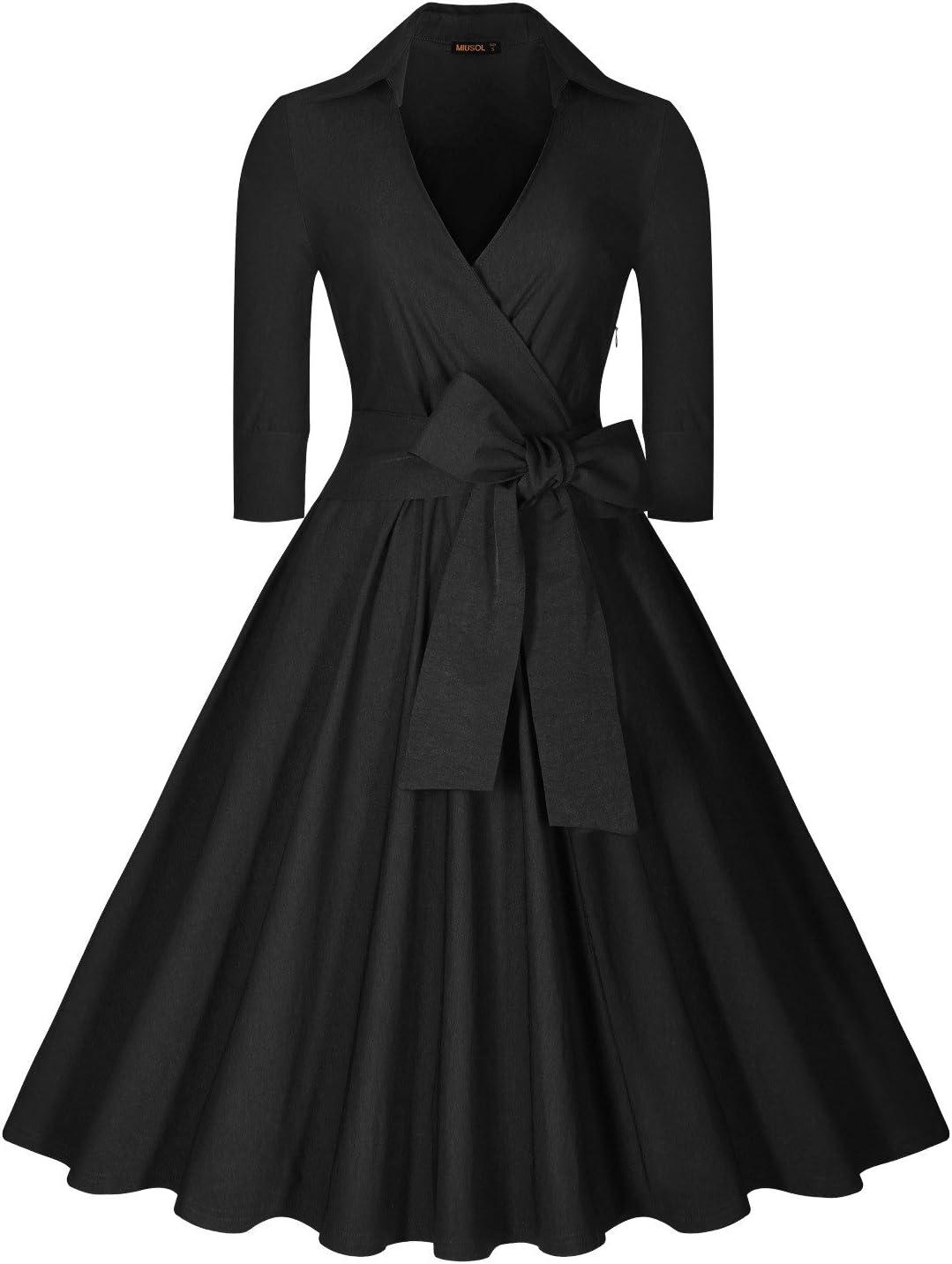 Our Take on the Miusol Vintage Deep-V Casual Swing Dress