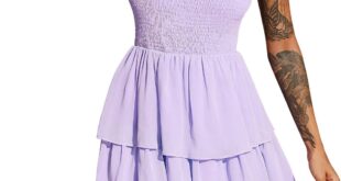 Our Take on Byinns’ Breezy Square Neck Ruffle Mini Dress