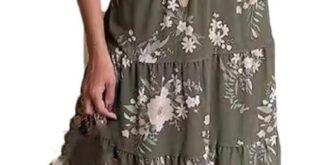 Why We Love the Hdhdeueh Floral High Waist Party Dress