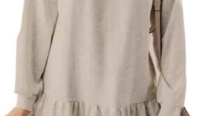 Our Take on the Cozy Crew Neck Pullover Sweatshirt Dress