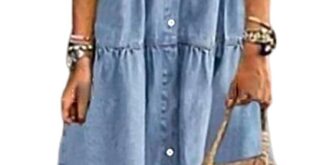 Our Honest Take on the Walbest Retro Denim Shirt Dress for Summer