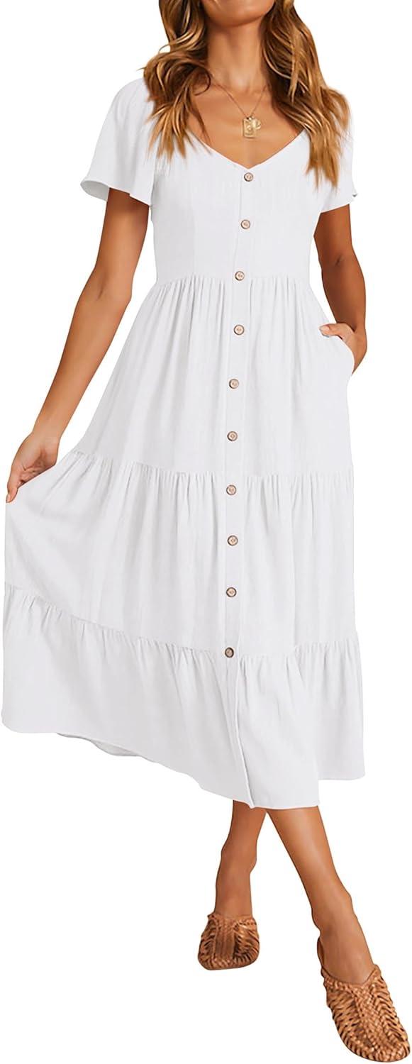 Why We Think the KIRUNDO Midi Dress Is Our Spring-Summer Staple