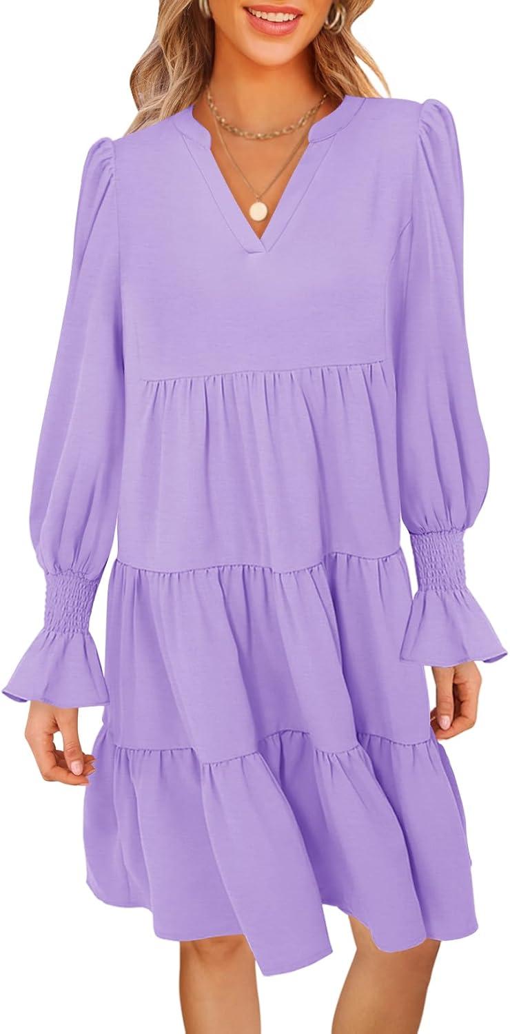 Our Honest Take on the MEROKEETY 2025 Fall Ruffle Midi Dress