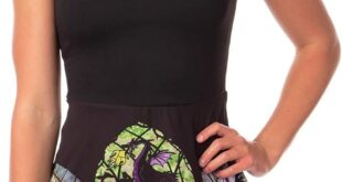 Our Take on the Disney Maleficent Stained Glass Chiffon Dress