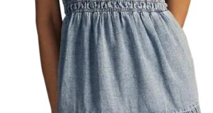 Why We Love the YEXPINE Denim Mini Dress This Summer