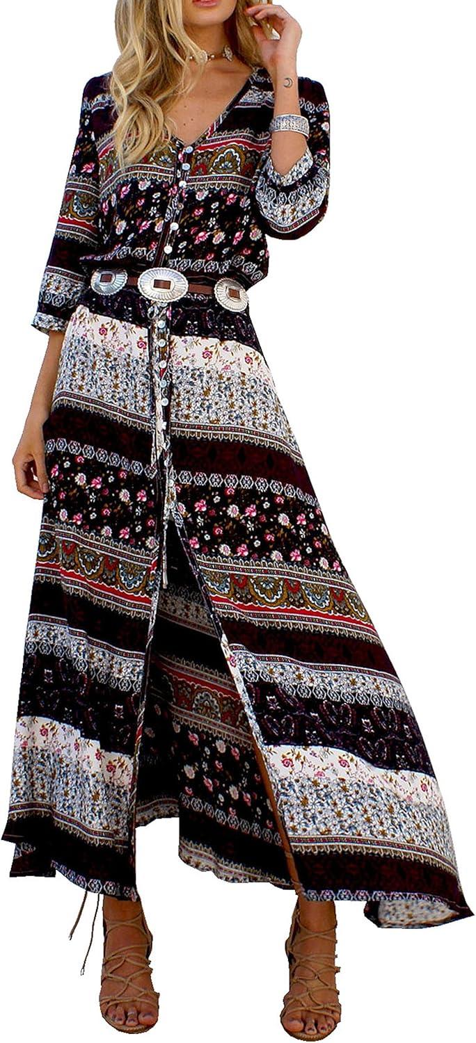 Our Honest Take on the R.Vivimos Boho Floral Summer Midi Dress