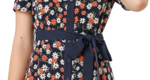 Our Take on the Allegra K Floral Shirt Dress: Chic Comfort Reviewed