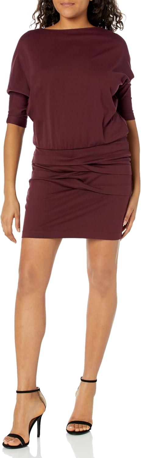 Our Take on the Nicole Miller Burgundy Blouson Dress: Style and Fit Reviewed