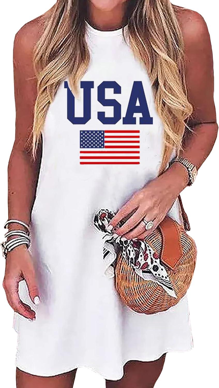 Our Honest Take on the American Flag Tank Dress for July 4th Fun