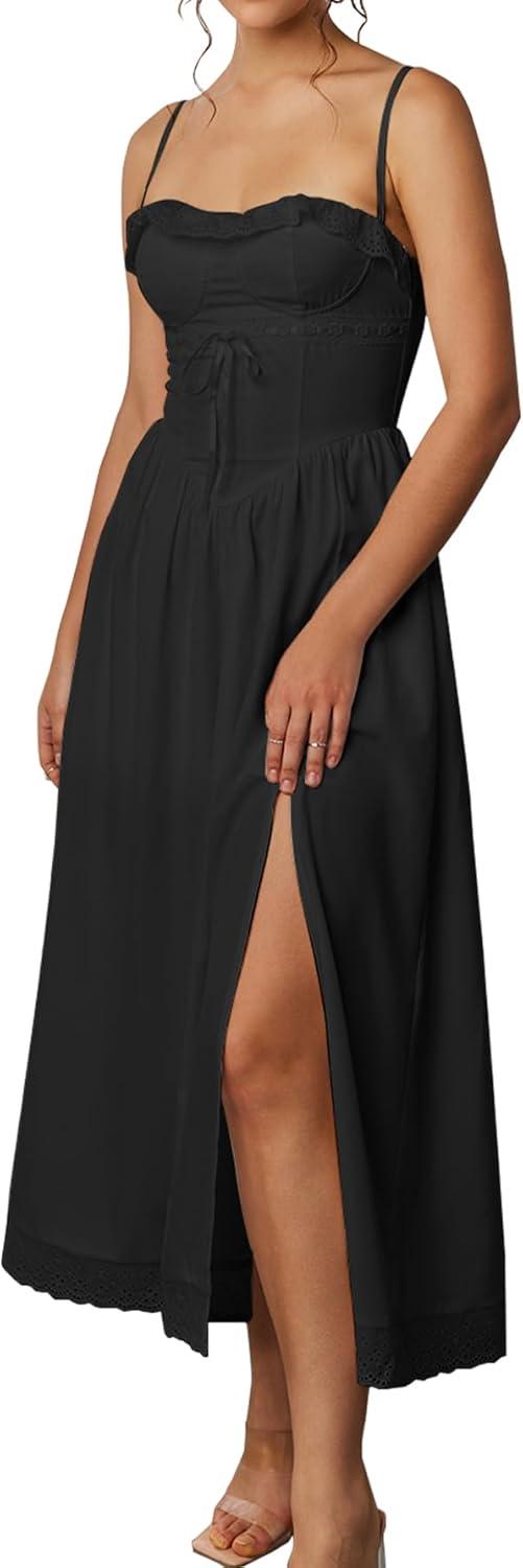 Our Take on the Summer Lace Midi Dress: Casual, Flowing, and Stylish