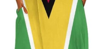 Why We Love the TAIZIYEAH Guyana Flag Summer Dress XL
