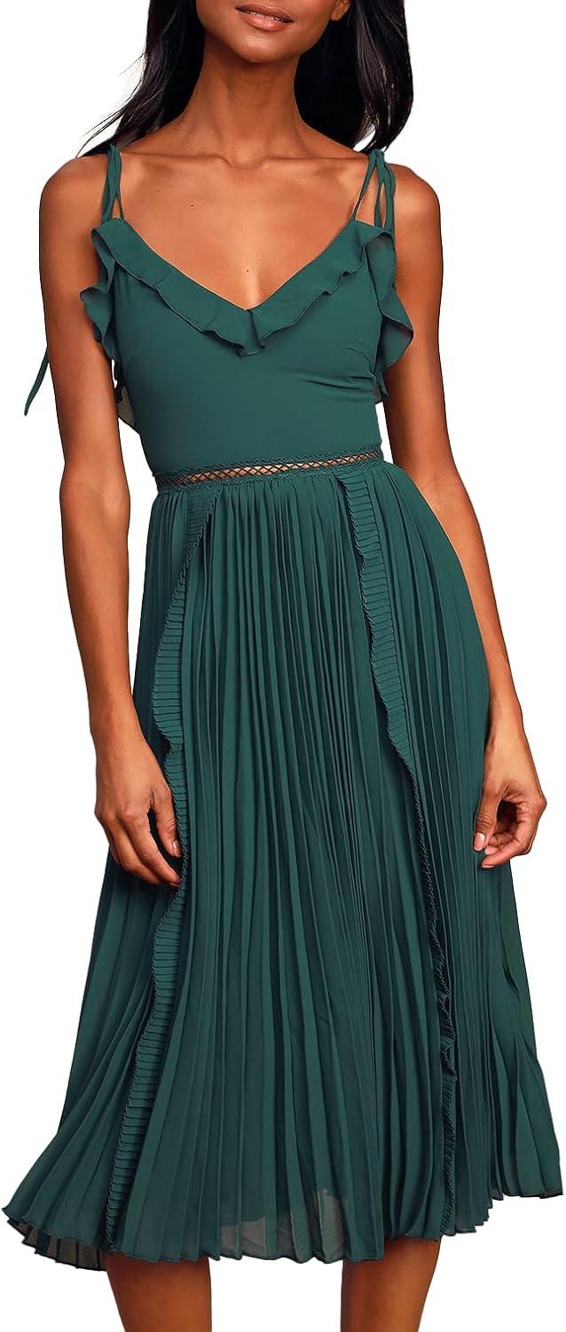 Why We Love the Lulus Emerald Green Midi Dress: Our Take