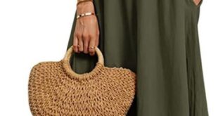 Our Honest Take on the 2024 Summer Cotton Linen Midi Dress with Pockets