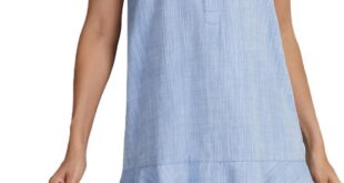 Our Honest Take on the Women’s Ruffle Hem Sleeveless Shirt Dress