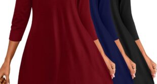 Why We Love the Huukeay V-Neck Swing Dress for Everyday Wear