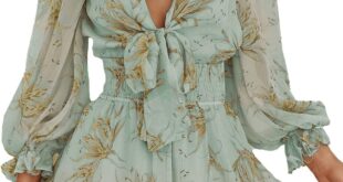 Our Take on the AlvaQ Floral V-Neck Dress: Stylish & Comfortable