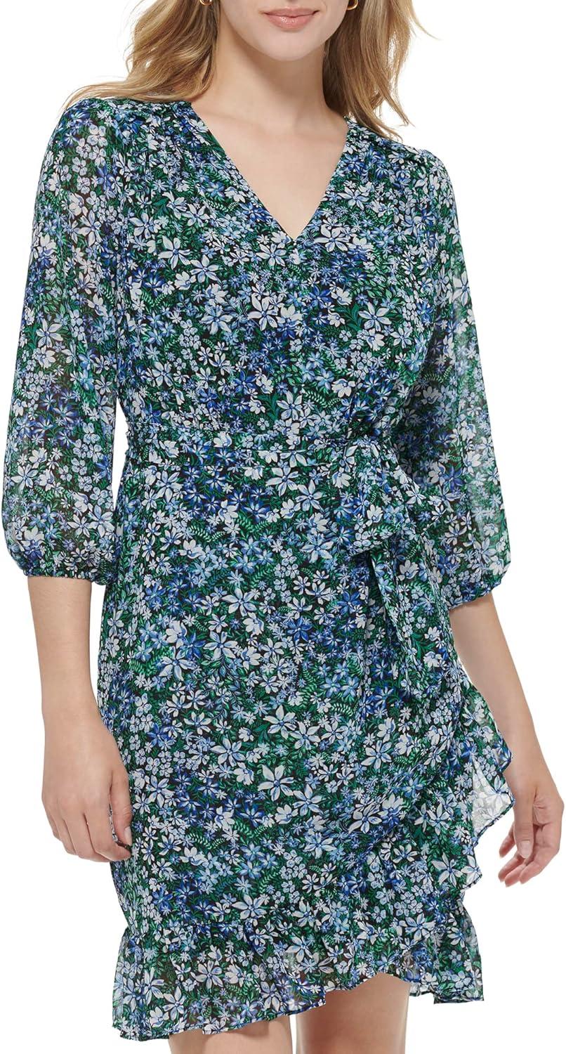 Our Take on the Karl Lagerfeld Floral Dress with ¾ Sleeves: Everyday Style Reviewed