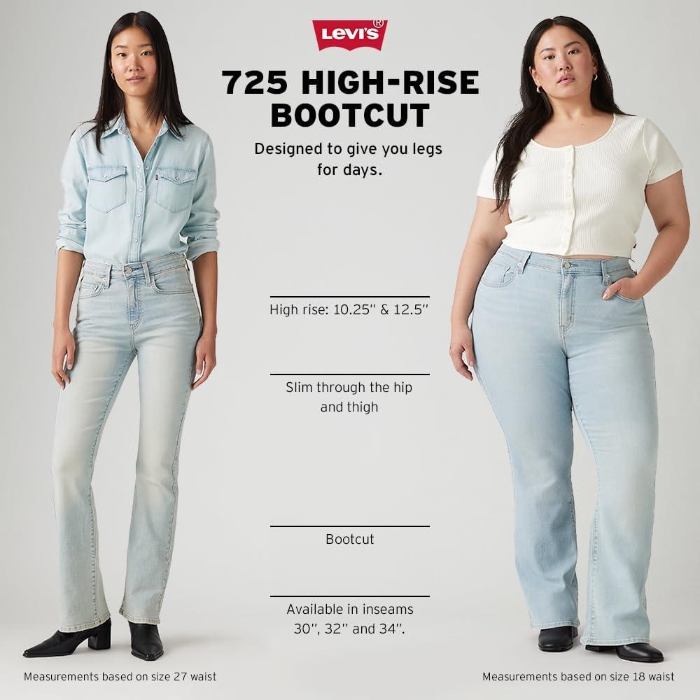 Why We're ⁢Loving Levi's 725 High Rise bootcut Jeans