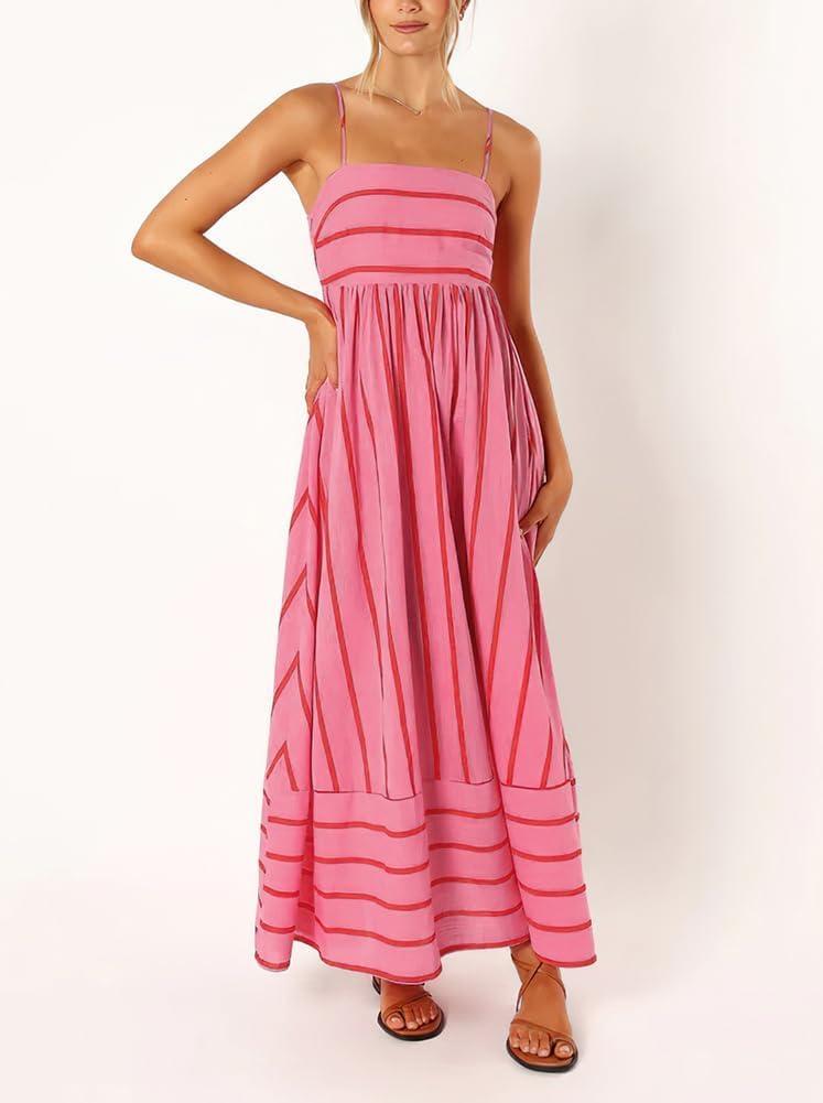 Our Take ⁢on the Women's Spaghetti Strap Cut Out Maxi Dress