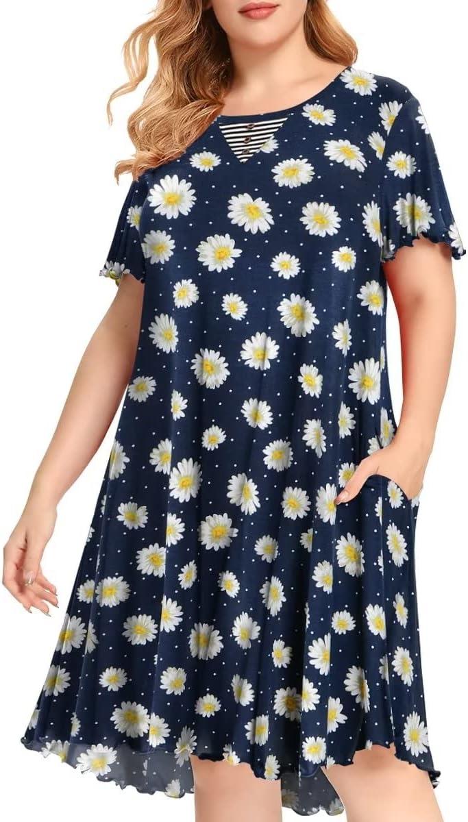 Why‍ We Love‍ the MONNURO Plus Size Nightgown for Comfort & Style