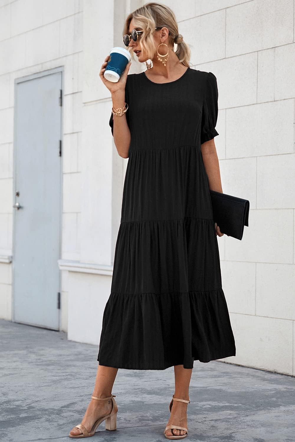 Why We Love PRETTYGARDEN's 2025 Boho Midi‌ Summer Dress