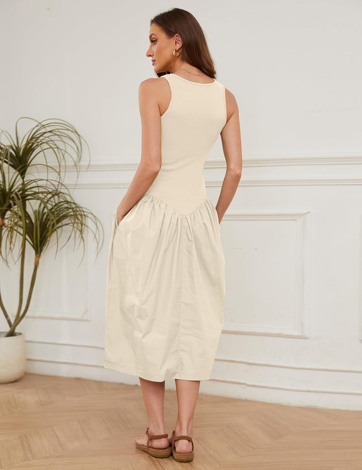 Why We're Loving ‍the Livtany Sleeveless Slim Fit Midi Dress