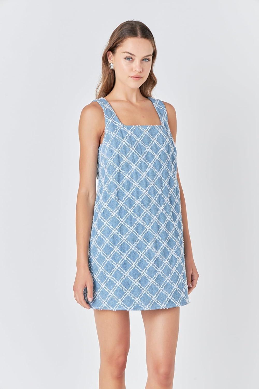 Our Take on the Endless Rose Check Distressed Mini Dress: Style & Fit Reviewed