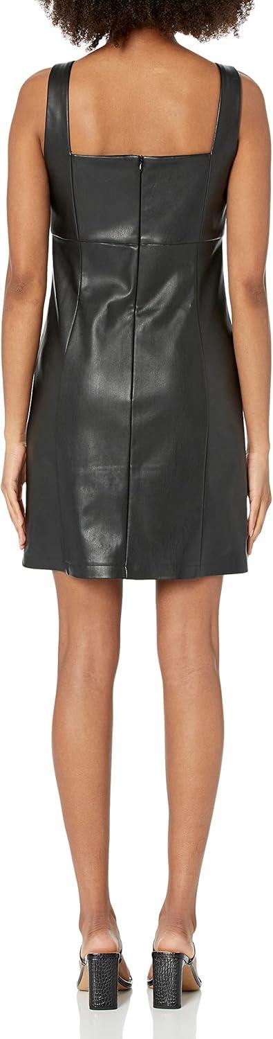 Our Take on The drop's Vegan Leather Mini Dress: Chic & Sustainable