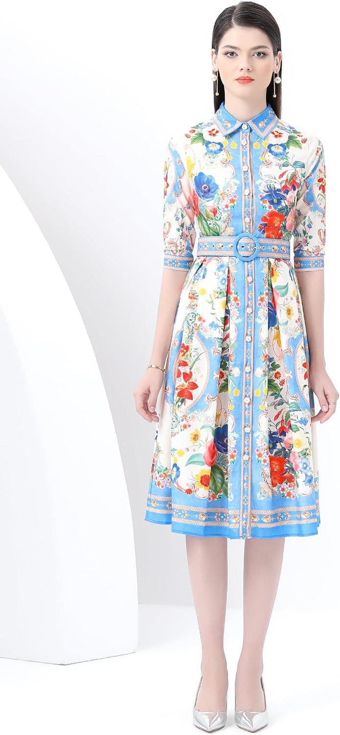 Our Take on the‌ LAI ​MENG ‍Five Cats⁤ Floral Midi ⁤Dress: Stylish & Light