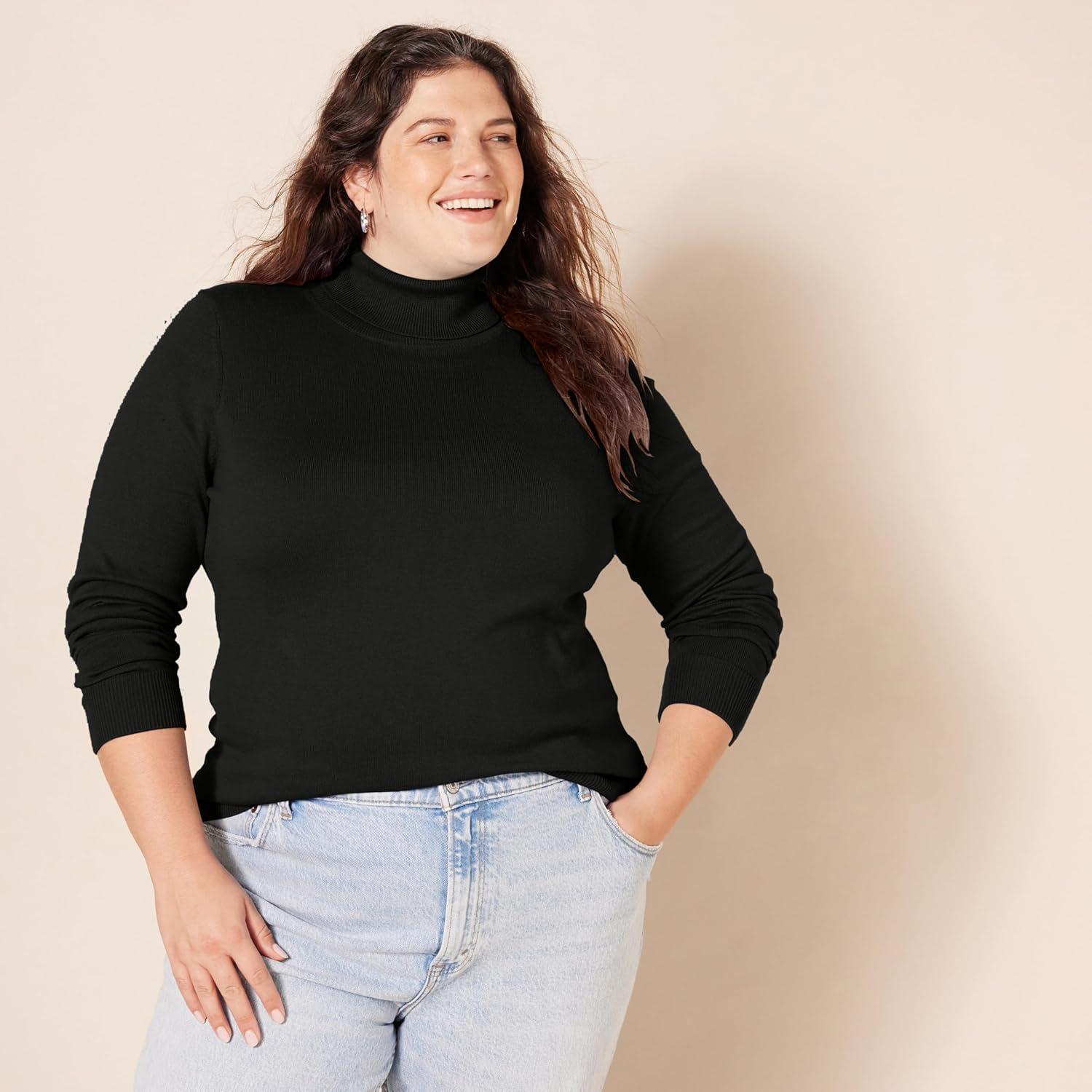 How We Found Comfort and Style in Amazon ​Essentials' Lightweight Turtleneck