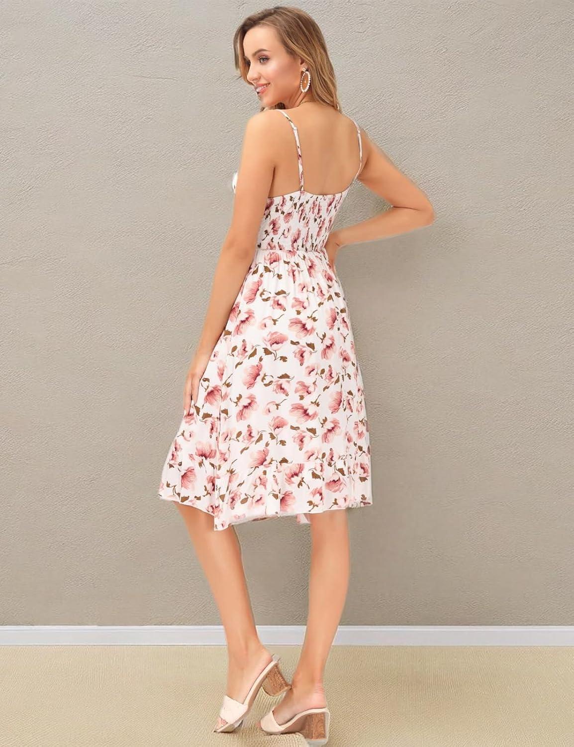 Our Take on the GRACE KARIN floral Midi Dress: casual &⁢ Chic