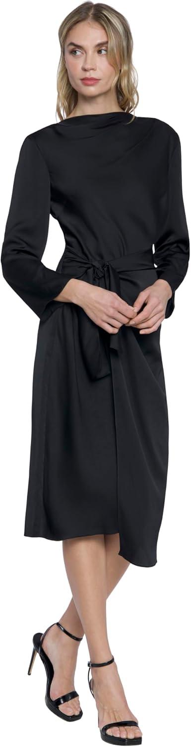 Our Take on the Donna Morgan Long Sleeve Midi Wrap⁣ Dress: Style‍ & Fit Reviewed