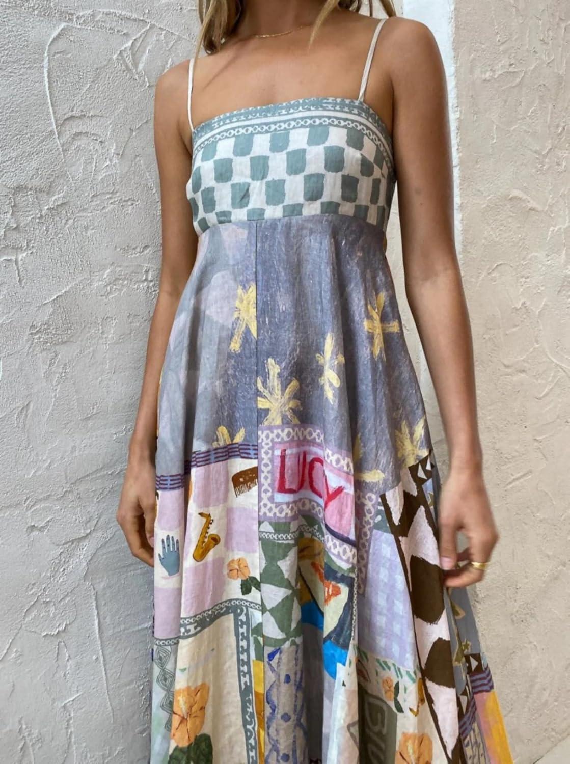 Our Take on ⁤the Boho⁢ Y2K Greenblue Maxi Sundress: Style ⁤&‍ Fit Review