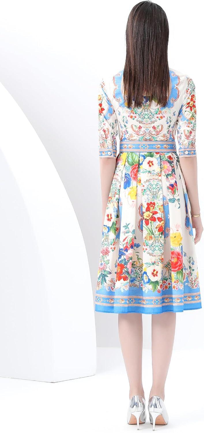 Our Take on the LAI MENG Five Cats Floral Midi Dress: Stylish & light