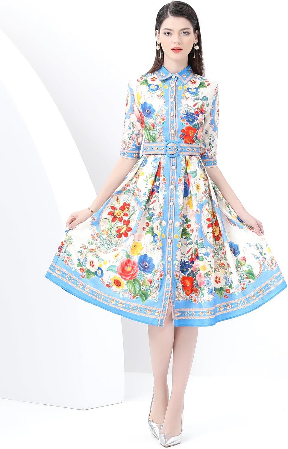 Our Take on the LAI‍ MENG five Cats Floral Midi Dress: Stylish & Light