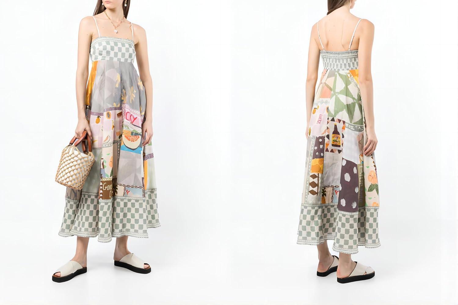 Our Take on the Boho ⁢Y2K Greenblue Maxi Sundress:‍ Style ‍& Fit Review