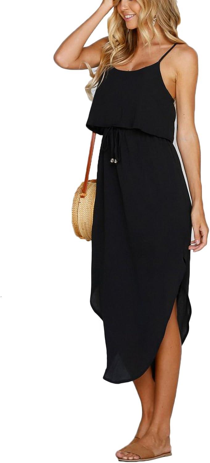 Our Honest Take on the Women's Adjustable Strappy Summer Midi Dress