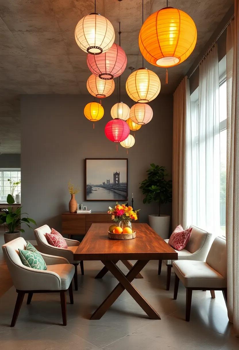 Paper Lanterns: Hang‍ colorful paper ⁣lanterns from the ceiling for an inviting atmosphere that's easy to ⁣change with seasons