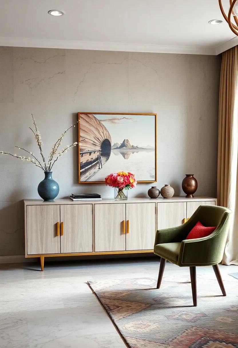 Luxe Finishes: Choose‌ a sideboard with⁢ metallic‍ accents such as gold ⁢or brass hardware, adding ⁢a hint of sophistication and glamour