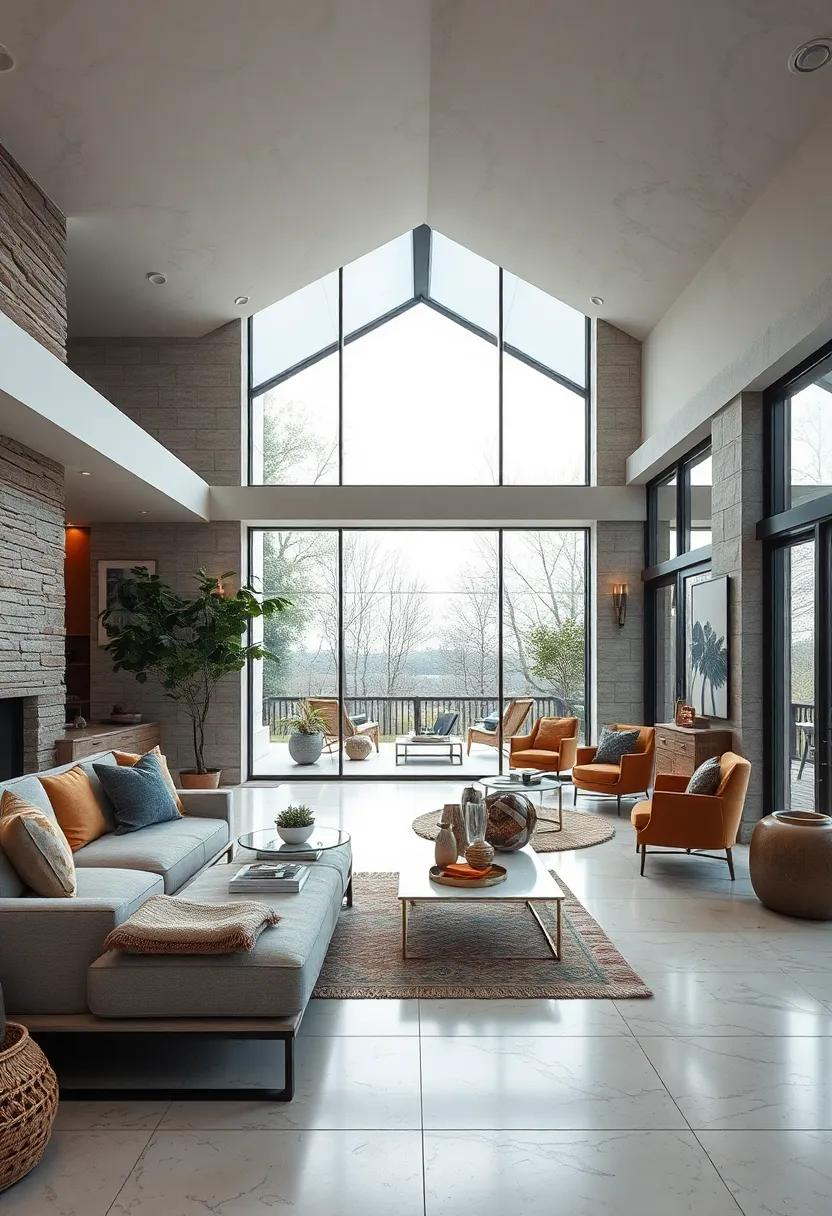 Vintage Meets Modern: An intriguing blend of classic designs and modern elements, creating a timeless elegance to the interiors