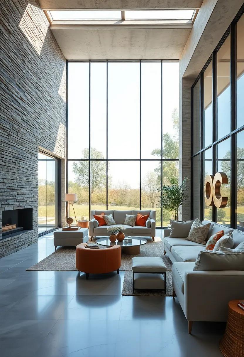 Light Play: Strategic use of natural light, showcasing reflections and shadows that add depth and texture to the interiors