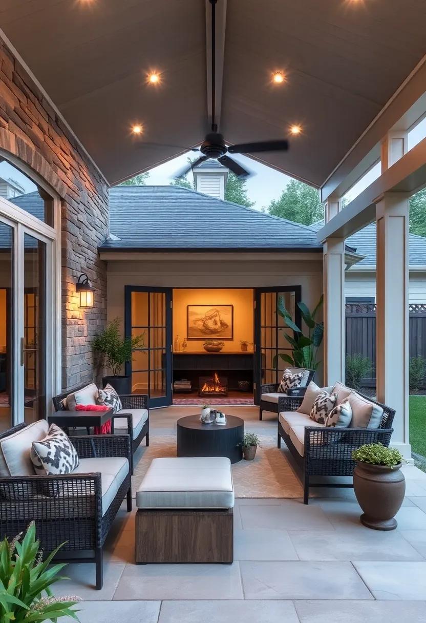 Indoor-Outdoor Flow: Create seamless transitions with open shelving or bar-style openings leading to the backyard for easy access